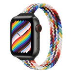 Dây đồng hồ thay thế nylon bện vòng đơn eo nhỏ cho Apple Watch Series 7 45mm / 6&SE&5&4 44mm / 3&2&1 42mm, S 145mm, M 155mm, L 165mm