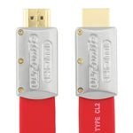 Cáp HDMI phẳng mạ vàng ULT-unite 4K Ultra HD, dài 1m, 1,5m, 2m, 3m, 5m, 6m, 8m, 10m, 12m, 15m, 16m, 17m, 18m, 20m