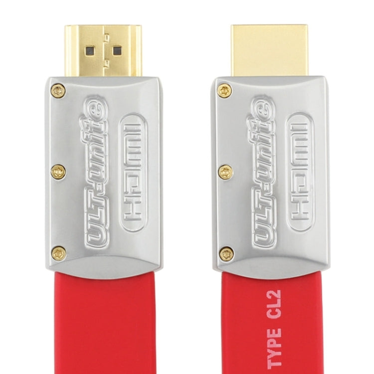 Cáp HDMI phẳng mạ vàng ULT-unite 4K Ultra HD, dài 1m, 1,5m, 2m, 3m, 5m, 6m, 8m, 10m, 12m, 15m, 16m, 17m, 18m, 20m