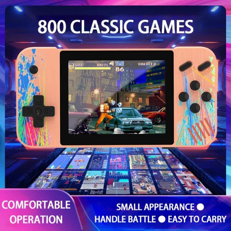 Máy chơi game cầm tay G3 Macaron màn hình 3,5 inch tích hợp 800 trò chơi, chơi đơn / Hồng, chơi đơn / Xám, chơi đơn / Xanh lá, chơi đơn / Xanh dương