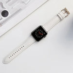 Dây đồng hồ thay thế da may cho Apple Watch Series, 7 41mm / 6&SE&5&4 40mm / 3&2&1 38mm, 7 45mm / 6&SE&5&4 44mm / 3&2&1 42mm