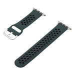 Dây đồng hồ thay thế bằng silicone cho Apple Watch Series, 7 41mm / 6&SE&5&4 40mm / 3&2&1 38mm, 7 45mm / 6&SE&5&4 44mm / 3&2&1 42mm