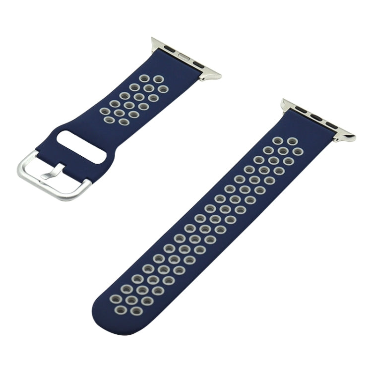 Dây đồng hồ thay thế bằng silicone cho Apple Watch Series, 7 41mm / 6&SE&5&4 40mm / 3&2&1 38mm, 7 45mm / 6&SE&5&4 44mm / 3&2&1 42mm