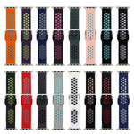 Dây đồng hồ thay thế bằng silicone cho Apple Watch Series, 7 41mm / 6&SE&5&4 40mm / 3&2&1 38mm, 7 45mm / 6&SE&5&4 44mm / 3&2&1 42mm