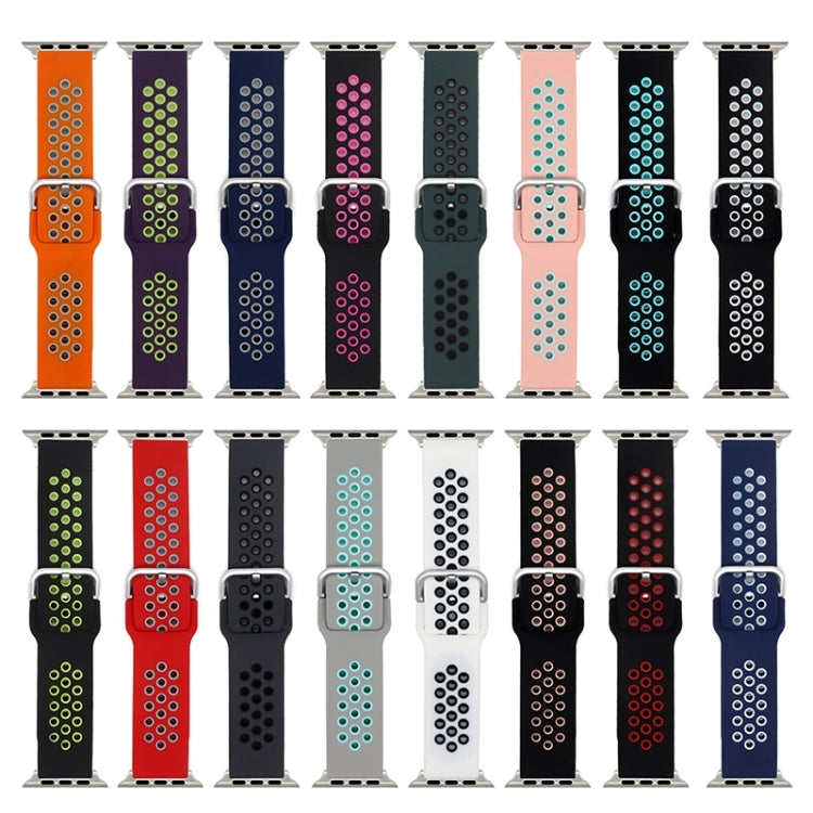 Dây đồng hồ thay thế bằng silicone cho Apple Watch Series, 7 41mm / 6&SE&5&4 40mm / 3&2&1 38mm, 7 45mm / 6&SE&5&4 44mm / 3&2&1 42mm