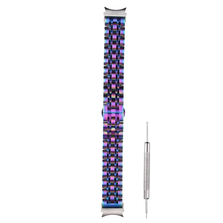 Dây đồng hồ thay thế bằng thép không gỉ bảy hạt, Dành cho Samsung Galaxy Watch4 40mm/44mm