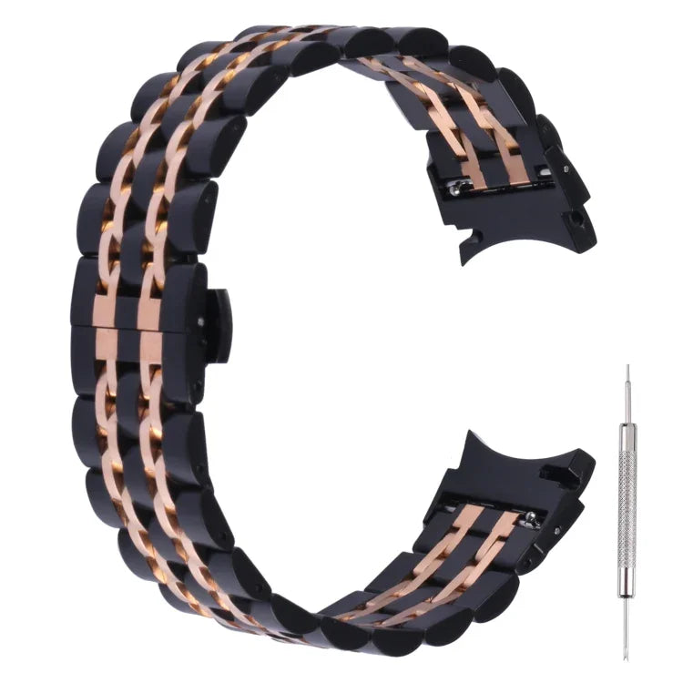 Dây đồng hồ thay thế bằng thép không gỉ bảy hạt, Dành cho Samsung Galaxy Watch4 40mm/44mm