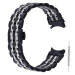 Dây đồng hồ thay thế bằng thép không gỉ bảy hạt, Dành cho Samsung Galaxy Watch4 40mm/44mm