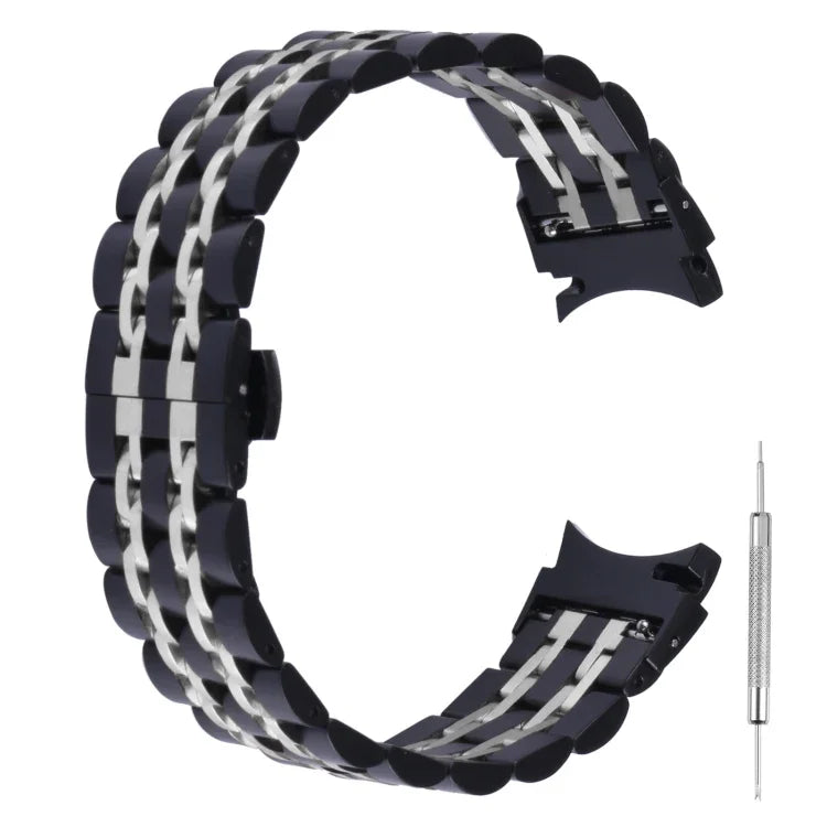 Dây đồng hồ thay thế bằng thép không gỉ bảy hạt, Dành cho Samsung Galaxy Watch4 40mm/44mm