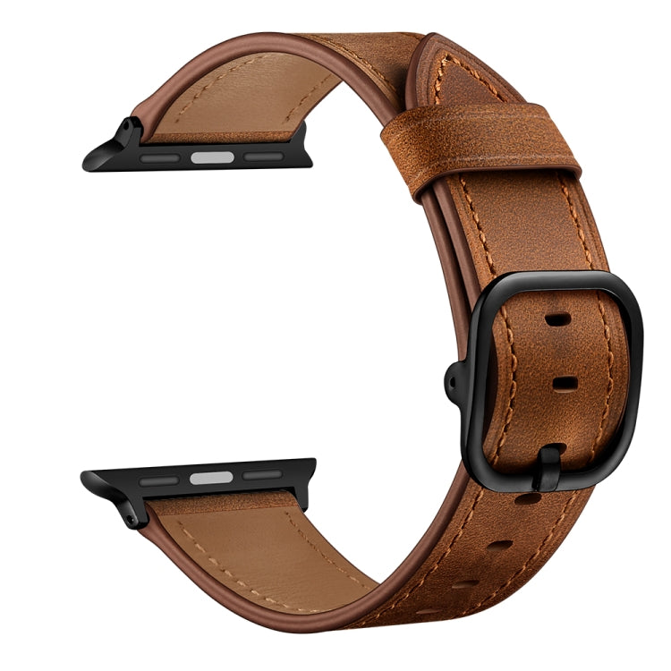 Dây đeo đồng hồ thay thế bằng da cho Apple Watch Series 7 41mm / 6&SE&5&4 40mm / 3&2&1 38mm, 7 45mm / 6&SE&5&4 44mm / 3&2&1 42mm