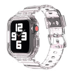 Dây thay thế tích hợp TPU trong suốt Glacier, Dành cho Apple Watch Series 7 45mm, Dành cho Apple Watch Series 7 41mm