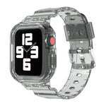 Dây thay thế tích hợp TPU trong suốt Glacier, Dành cho Apple Watch Series 7 45mm, Dành cho Apple Watch Series 7 41mm