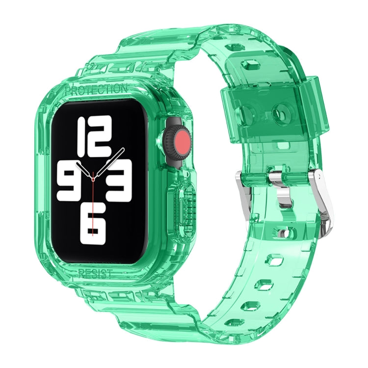 Dây thay thế tích hợp TPU trong suốt Glacier, Dành cho Apple Watch Series 7 45mm, Dành cho Apple Watch Series 7 41mm