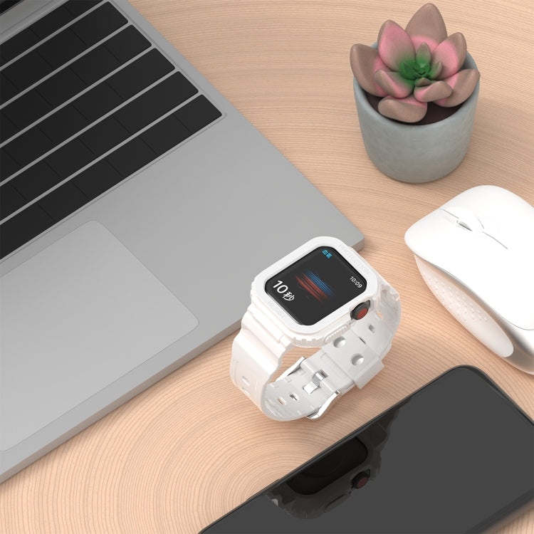 Dây thay thế tích hợp TPU trong suốt Glacier, Dành cho Apple Watch Series 7 45mm, Dành cho Apple Watch Series 7 41mm
