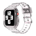 Dây thay thế tích hợp TPU trong suốt Glacier, Dành cho Apple Watch Series 7 45mm, Dành cho Apple Watch Series 7 41mm