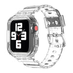Dây thay thế tích hợp TPU trong suốt Glacier, Dành cho Apple Watch Series 7 45mm, Dành cho Apple Watch Series 7 41mm
