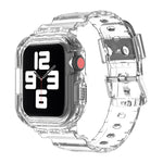 Dây thay thế tích hợp TPU trong suốt Glacier, Dành cho Apple Watch Series 7 45mm, Dành cho Apple Watch Series 7 41mm