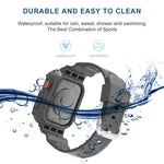 Dây thay thế tích hợp TPU trong suốt Glacier, Dành cho Apple Watch Series 7 45mm, Dành cho Apple Watch Series 7 41mm