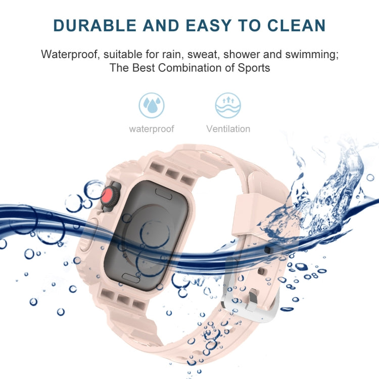 Dây thay thế tích hợp TPU trong suốt Glacier, Dành cho Apple Watch Series 7 45mm, Dành cho Apple Watch Series 7 41mm