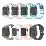 Dây thay thế tích hợp TPU trong suốt Glacier, Dành cho Apple Watch Series 7 45mm, Dành cho Apple Watch Series 7 41mm