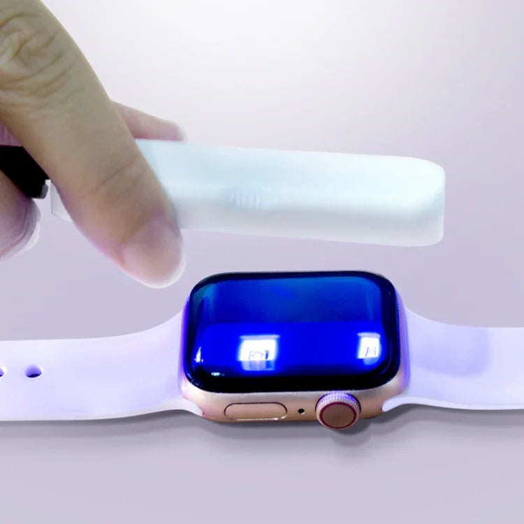 Miếng dán kính cường lực UV HD chống nổ mocolo 9H, Dành cho Apple Watch 7 45mm
