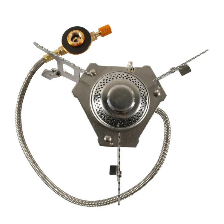 Bếp gas di động A6625-02 ngoài trời, bếp tách lửa kèm bật lửa, A6625-02