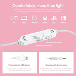 Tai nghe chơi game có đèn LED tai xe hơi ONIKUMA X10 có thể điều chỉnh kèm micro