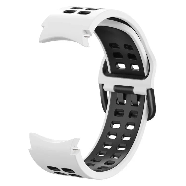 Dây đồng hồ thay thế silicone hai màu lỗ đôi, Dành cho Samsung Galaxy Watch4 40mm / 44mm