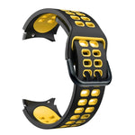 Dây đồng hồ thay thế silicone hai màu lỗ đôi, Dành cho Samsung Galaxy Watch4 40mm / 44mm