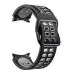 Dây đồng hồ thay thế silicone hai màu lỗ đôi, Dành cho Samsung Galaxy Watch4 40mm / 44mm