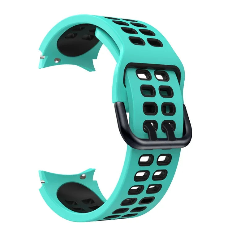 Dây đồng hồ thay thế silicone hai màu lỗ đôi, Dành cho Samsung Galaxy Watch4 40mm / 44mm