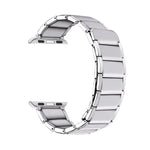 Dây thay thế thép từ tính khớp tre, Dành cho Apple Watch Series, 7 41mm / 6&SE&5&4 40mm / 3&2&1 38mm, 7 45mm / 6&SE&5&4 44mm / 3&2&1 42mm