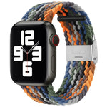 Dây đồng hồ thay thế một khóa bện nylon cho Apple Watch Series, 7 41mm / 6 & SE & 5 & 4 40mm / 3 & 2 & 1 38mm