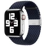 Dây đồng hồ thay thế một khóa bện nylon cho Apple Watch Series, 7 41mm / 6 & SE & 5 & 4 40mm / 3 & 2 & 1 38mm