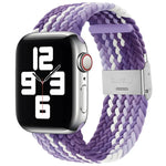 Dây đồng hồ thay thế một khóa bện nylon cho Apple Watch Series, 7 41mm / 6 & SE & 5 & 4 40mm / 3 & 2 & 1 38mm