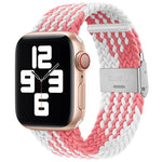 Dây đồng hồ thay thế một khóa bện nylon cho Apple Watch Series, 7 41mm / 6 & SE & 5 & 4 40mm / 3 & 2 & 1 38mm