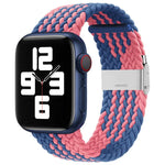 Dây đồng hồ thay thế một khóa bện nylon cho Apple Watch Series, 7 41mm / 6 & SE & 5 & 4 40mm / 3 & 2 & 1 38mm