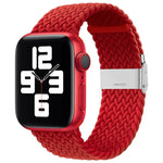 Dây đồng hồ thay thế một khóa bện nylon cho Apple Watch Series, 7 41mm / 6 & SE & 5 & 4 40mm / 3 & 2 & 1 38mm