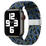 Dây đồng hồ thay thế một khóa bện nylon cho Apple Watch Series, 7 41mm / 6 & SE & 5 & 4 40mm / 3 & 2 & 1 38mm