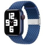 Dây đồng hồ thay thế một khóa bện nylon cho Apple Watch Series, 7 41mm / 6 & SE & 5 & 4 40mm / 3 & 2 & 1 38mm