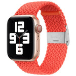 Dây đồng hồ thay thế một khóa bện nylon cho Apple Watch Series, 7 41mm / 6 & SE & 5 & 4 40mm / 3 & 2 & 1 38mm