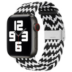 Dây thay thế một khóa bện nylon, Dành cho Apple Watch Series, 7 45mm / 6&SE&5&4 44mm / 3&2&1 42mm