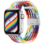 Dây thay thế một khóa bện nylon, Dành cho Apple Watch Series, 7 45mm / 6&SE&5&4 44mm / 3&2&1 42mm