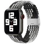 Dây thay thế một khóa bện nylon, Dành cho Apple Watch Series, 7 45mm / 6&SE&5&4 44mm / 3&2&1 42mm
