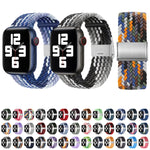 Dây thay thế một khóa bện nylon, Dành cho Apple Watch Series, 7 45mm / 6&SE&5&4 44mm / 3&2&1 42mm