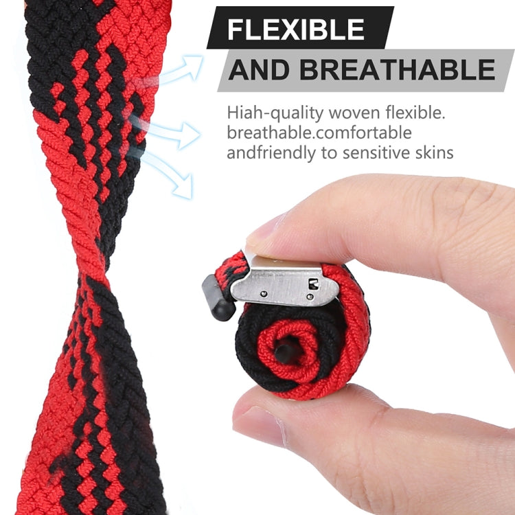 Dây thay thế một khóa bện nylon, Dành cho Apple Watch Series, 7 45mm / 6&SE&5&4 44mm / 3&2&1 42mm