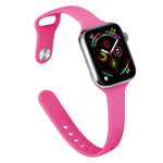 Dây thay thế silicone mảnh cho Apple Watch Series, 7 45mm / 6&SE&5&4 44mm / 3&2&1 42mm