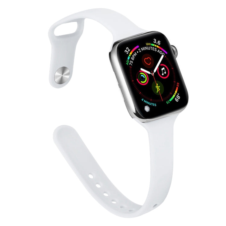 Dây thay thế silicone mảnh cho Apple Watch Series, 7 45mm / 6&SE&5&4 44mm / 3&2&1 42mm