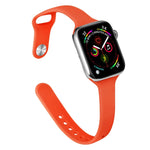 Dây thay thế silicone mảnh cho Apple Watch Series, 7 45mm / 6&SE&5&4 44mm / 3&2&1 42mm