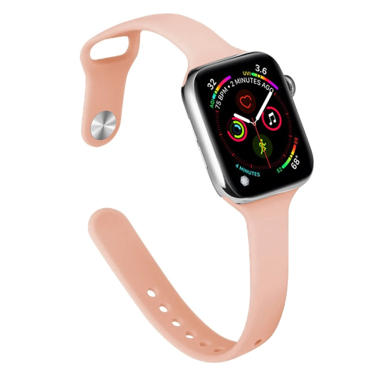 Dây thay thế silicone mảnh cho Apple Watch Series, 7 45mm / 6&SE&5&4 44mm / 3&2&1 42mm